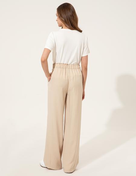 Bej Dad Fit Kanvas Pantolon - 50246188028