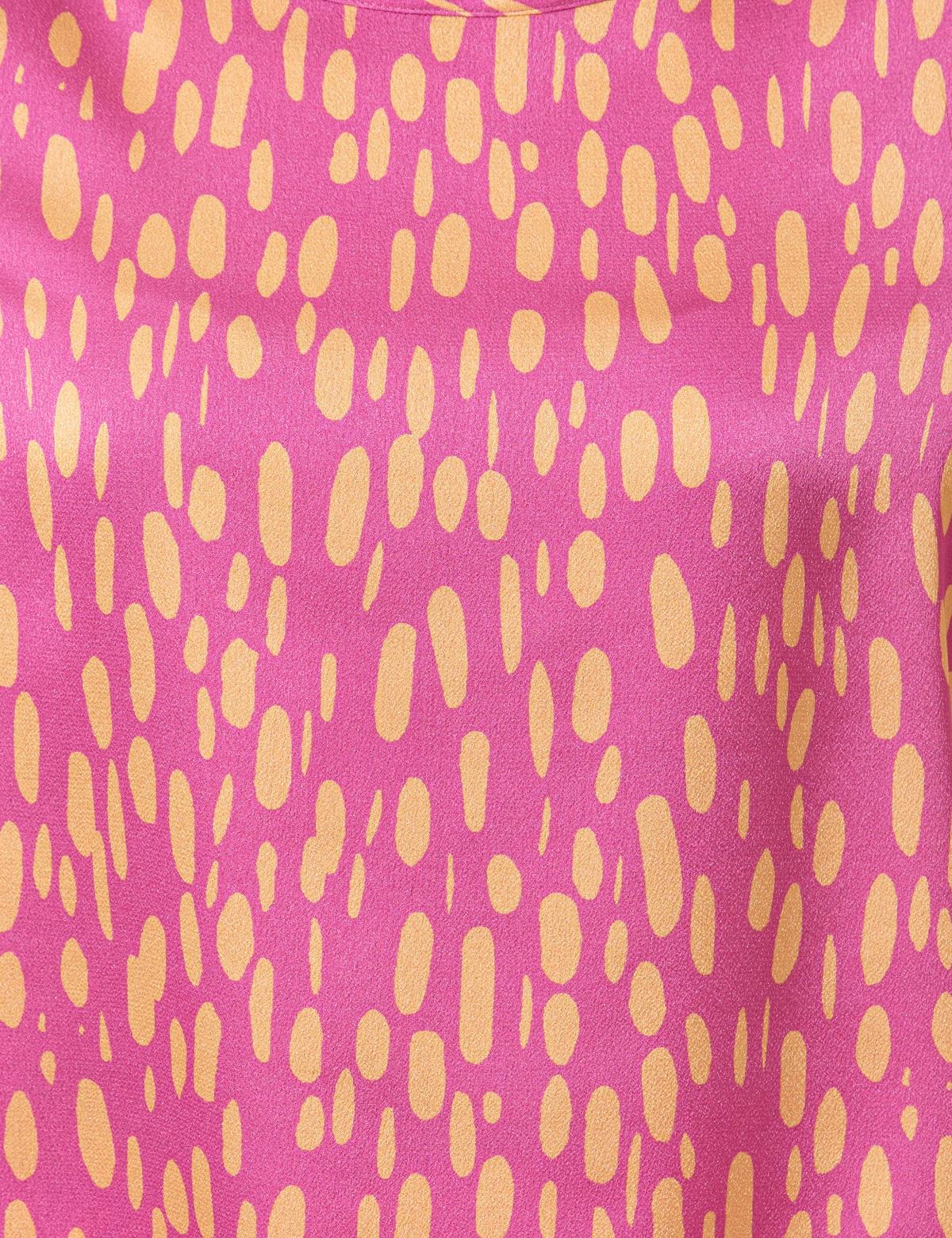 Menekşe Kısa Kollu Bluz - 50247880003