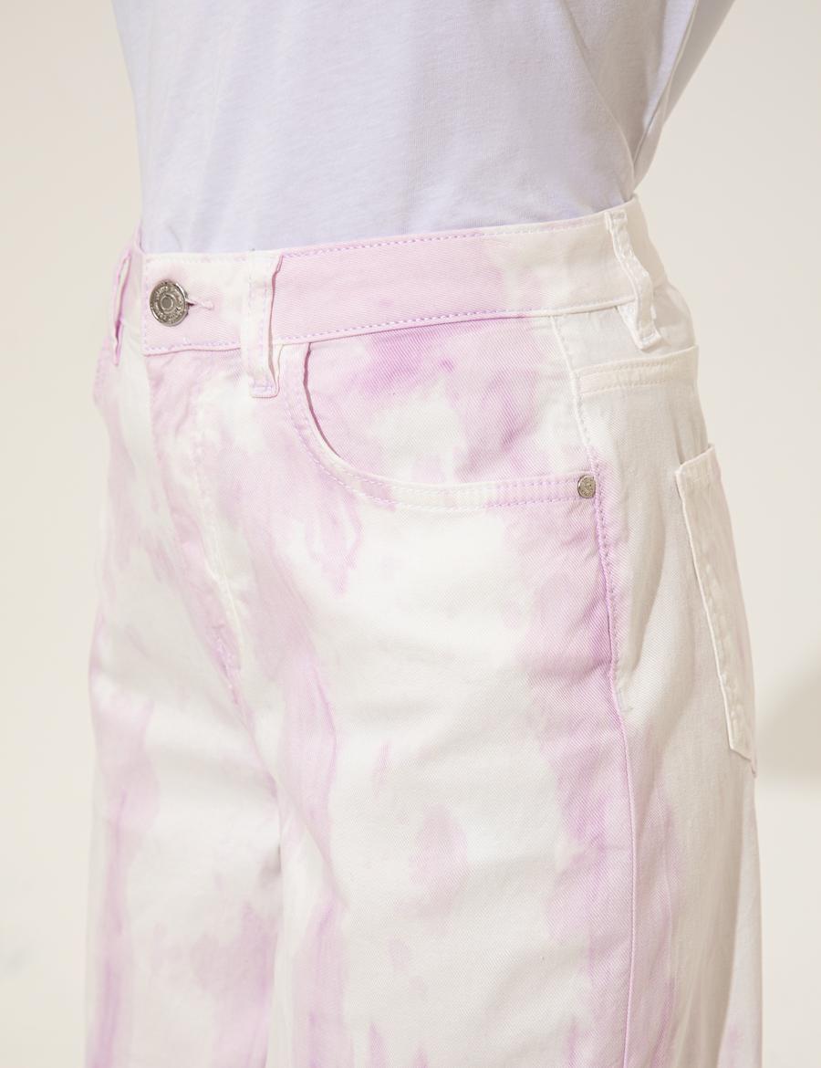 Lila Denim Pantolon