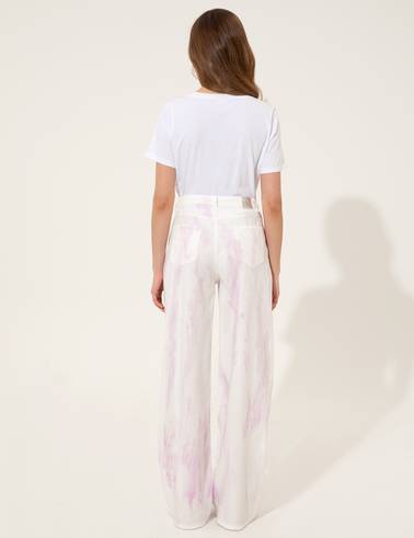 Lila Denim Pantolon