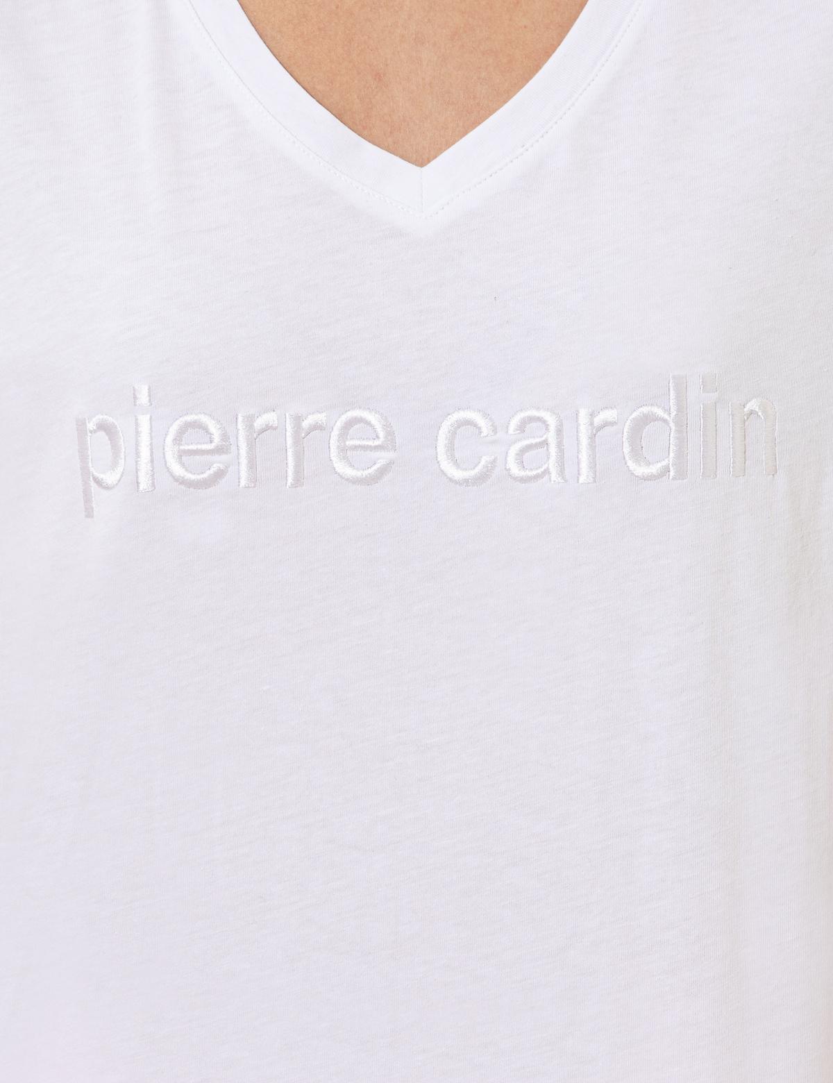 Beyaz Regular Fit Tişört - 50252146003