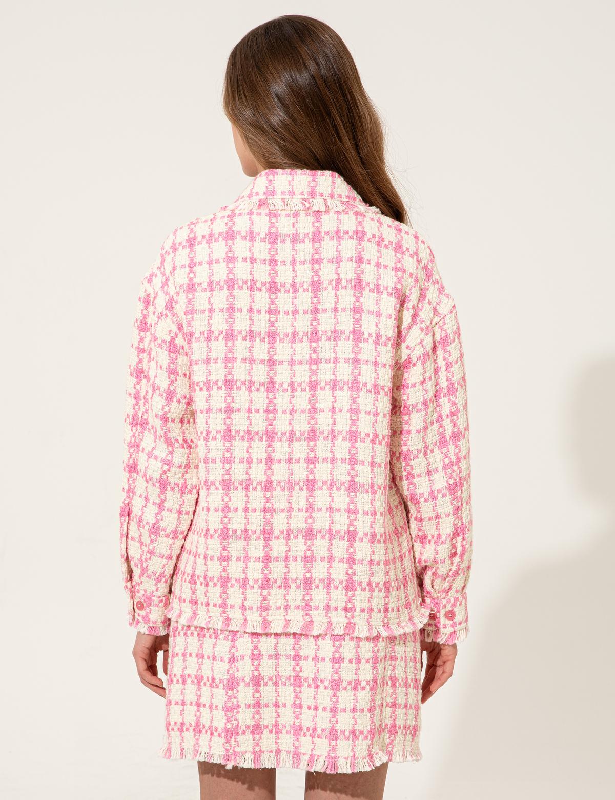 Pembe Comfort Fit Uzun Kollu Gömlek - 50247248011