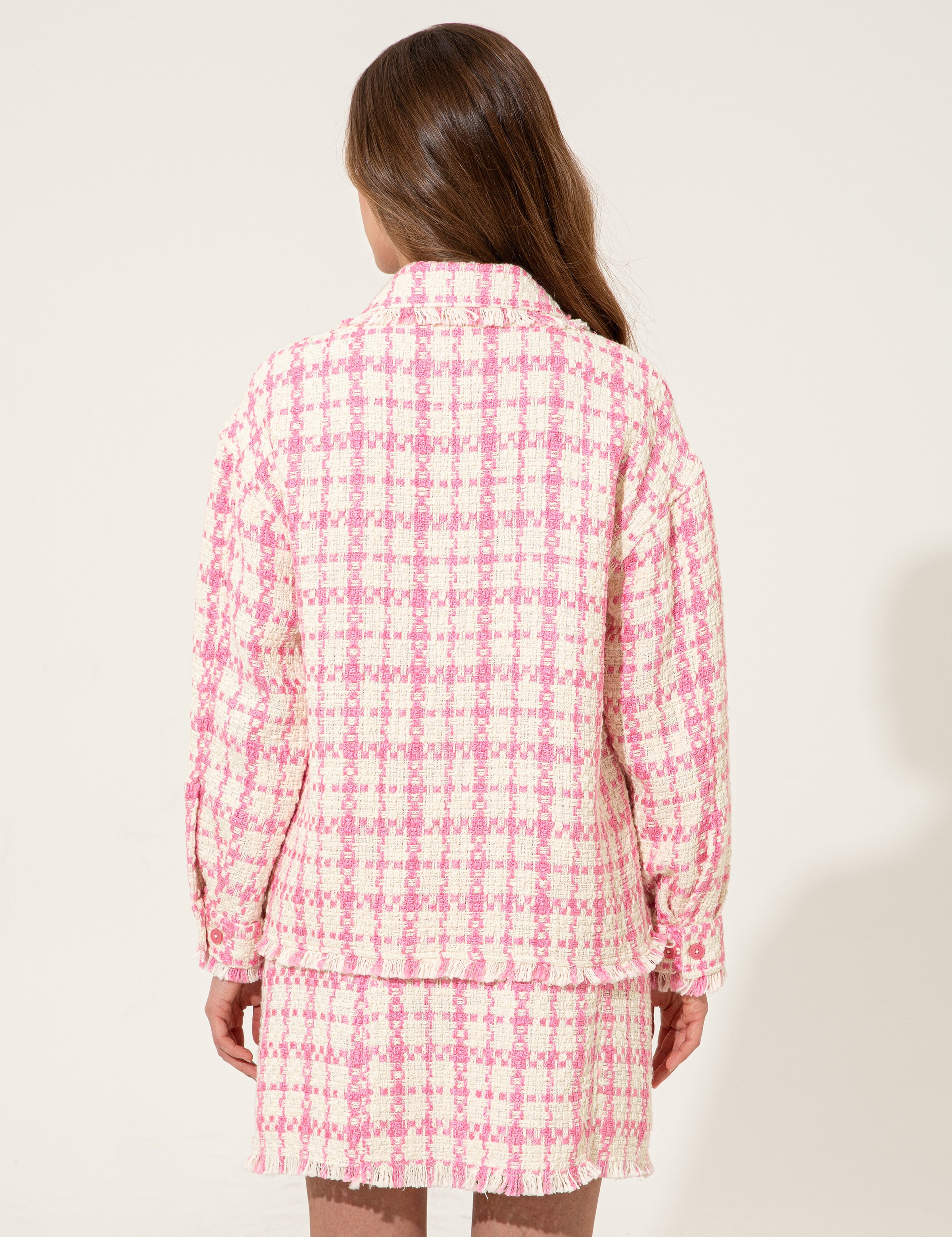 Pembe Comfort Fit Uzun Kollu Gömlek - Image 6