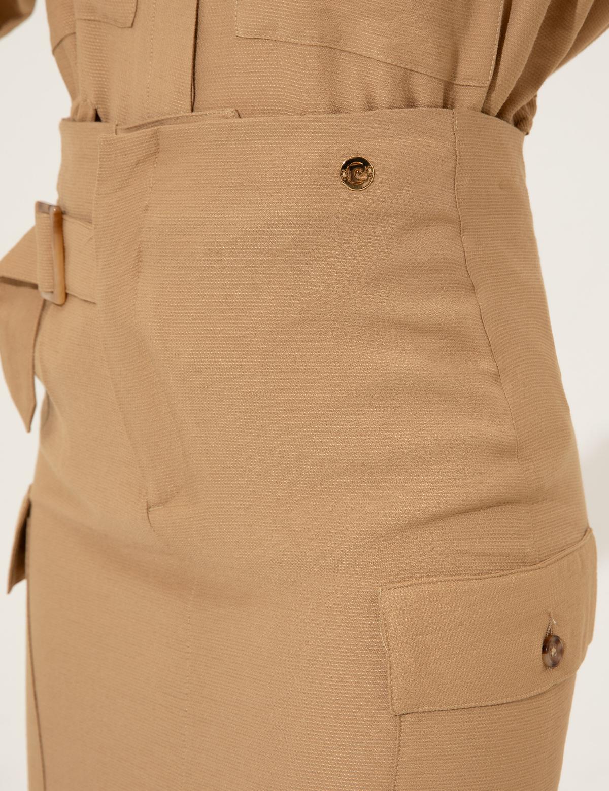 Camel Dokuma Etek - 50247481001