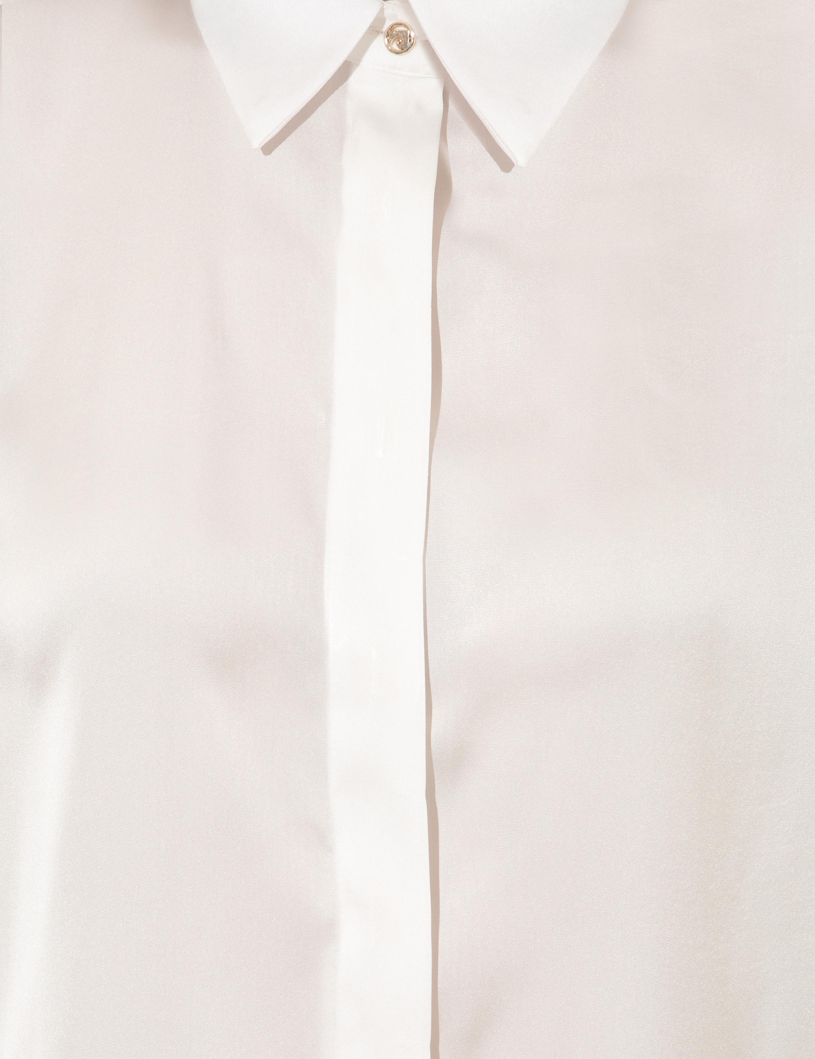 Beyaz Comfort Fit Uzun Kollu Gömlek