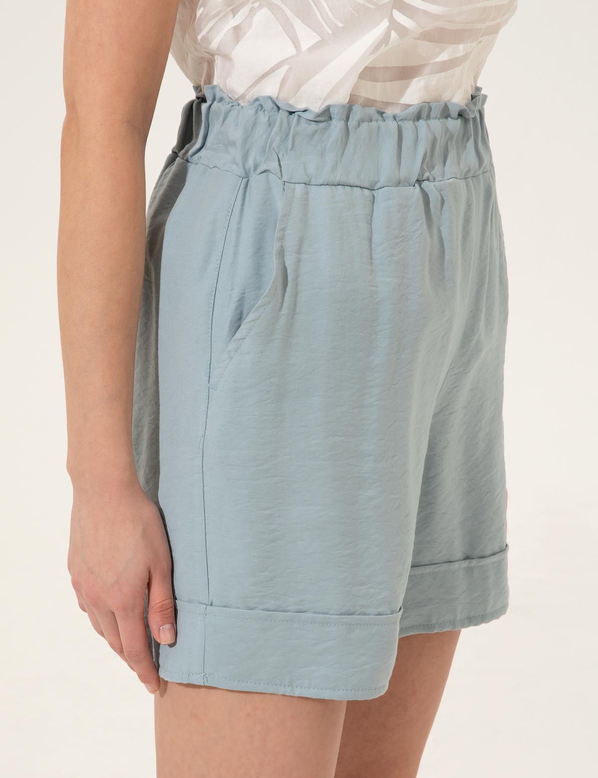 Mint Yüksek Bel Bermuda Şort - 50247876027