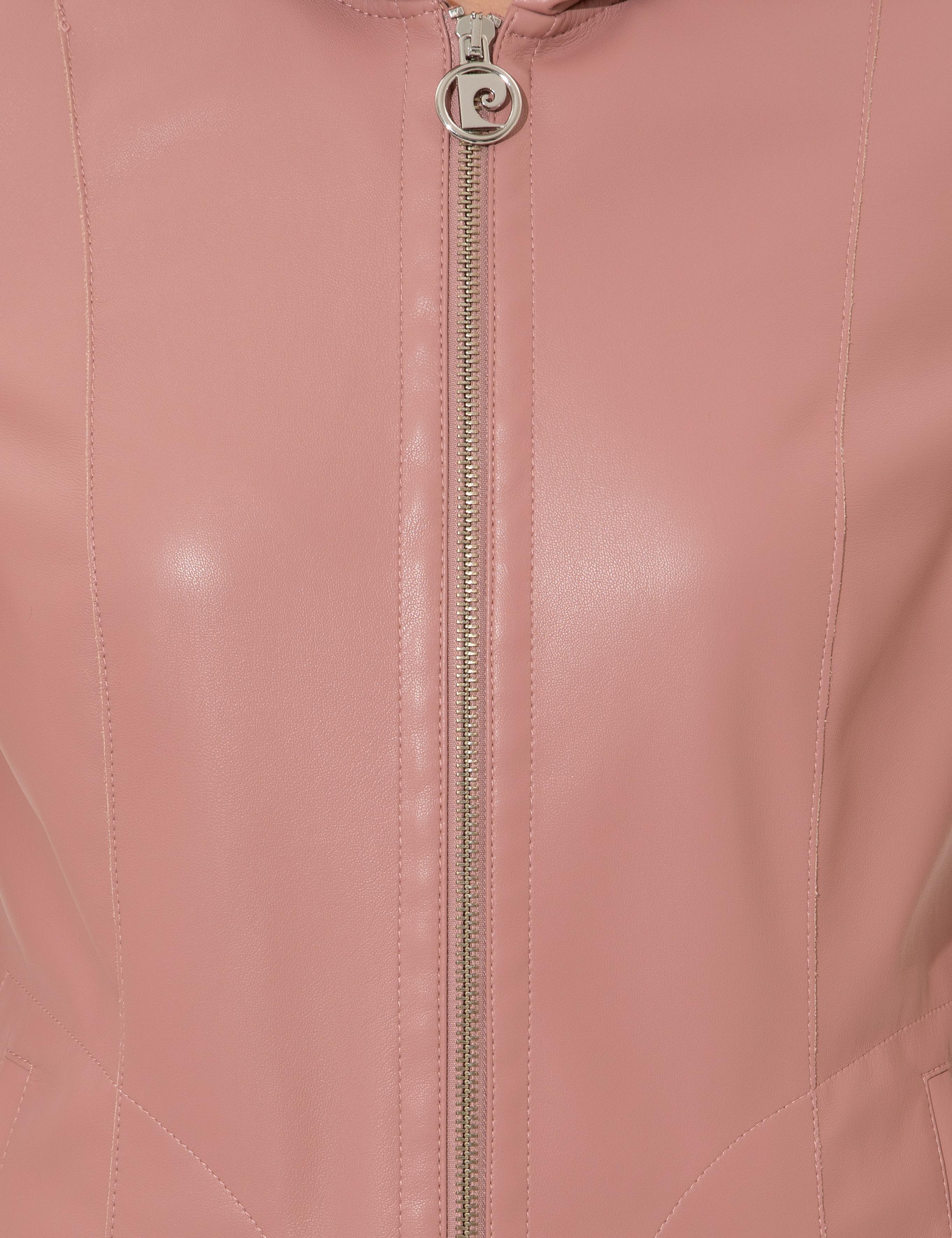 Pembe Deri Ceket
