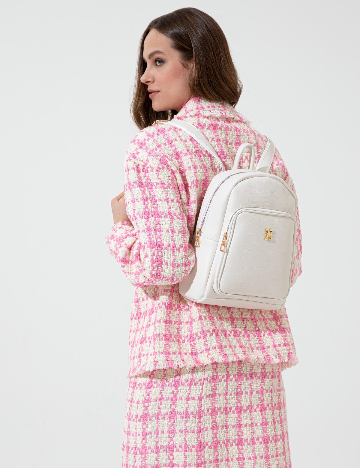 Beyaz Sırt Çantası