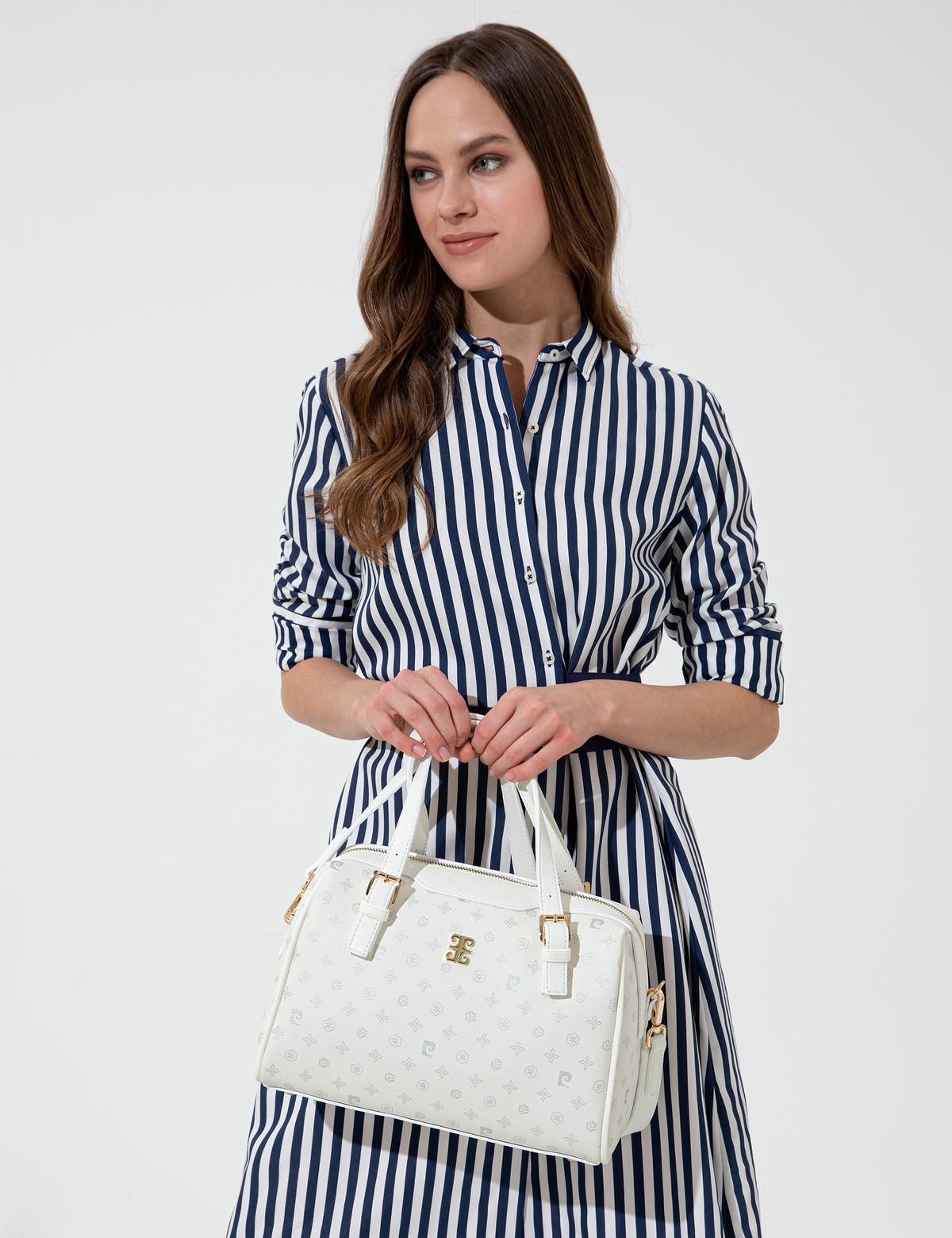 Beyaz Omuz Çantası