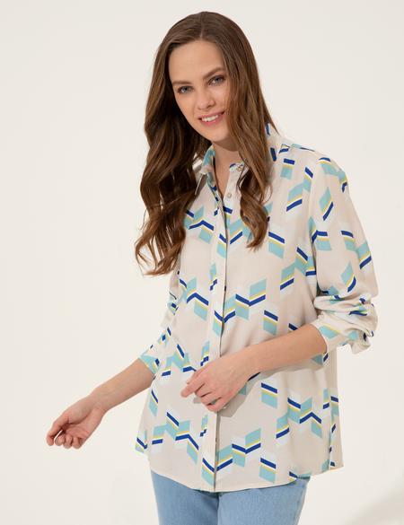 Mint Regular Fit Uzun Kollu Gömlek - 50247266006