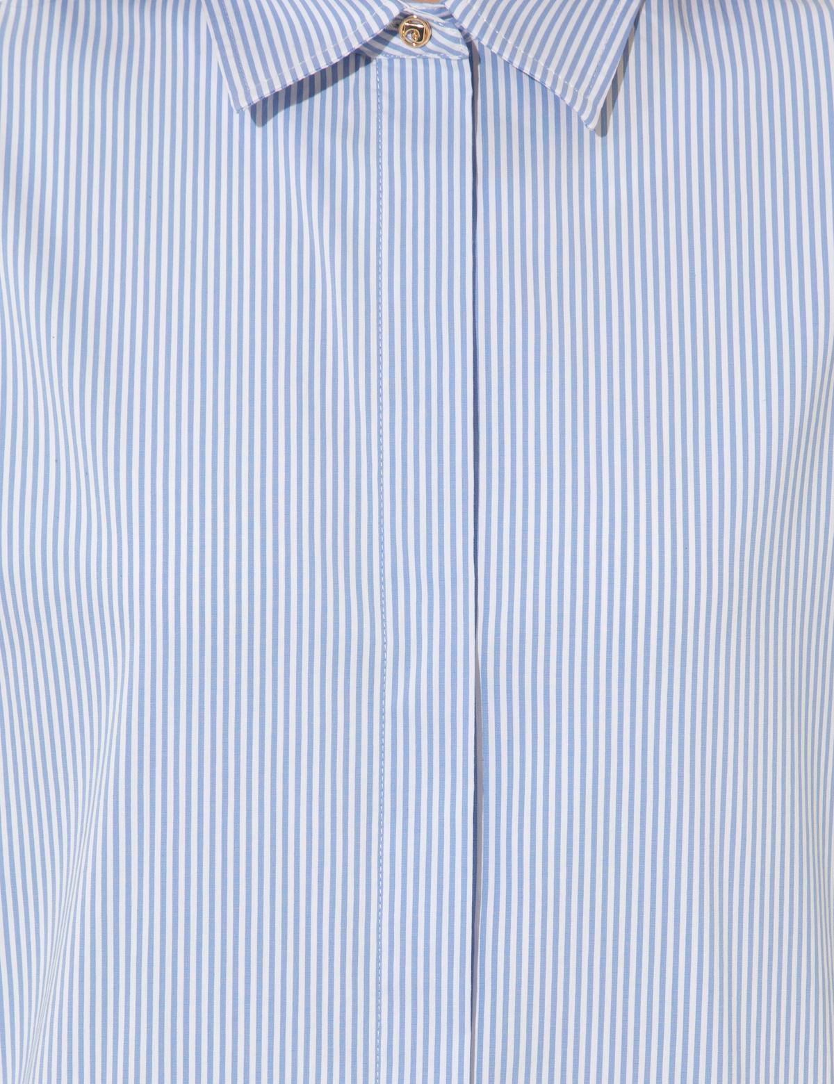 Mavi Oversize Uzun Kollu Gömlek - 50246387001