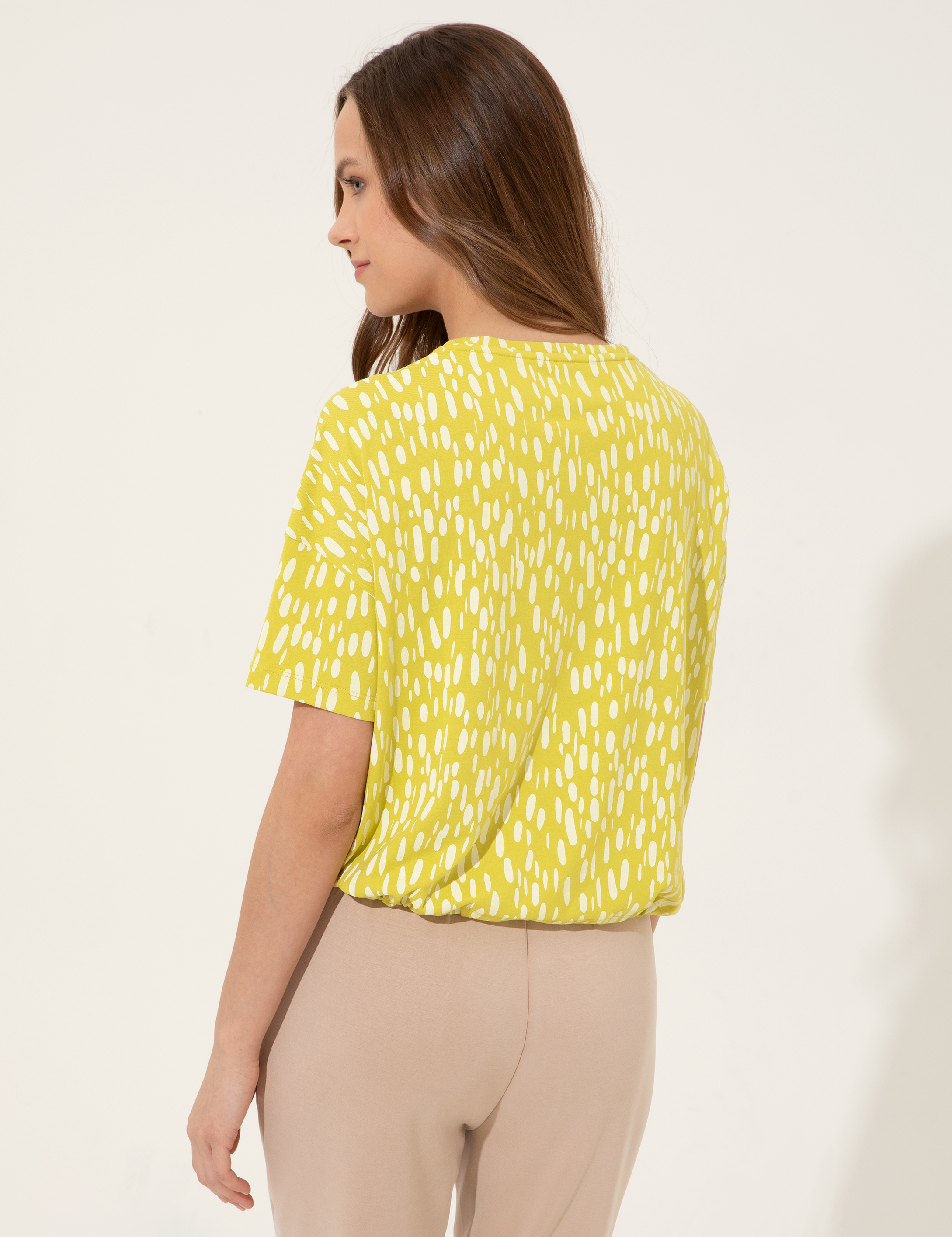 Fıstık Yeşili Oversize Tişört - Image 5