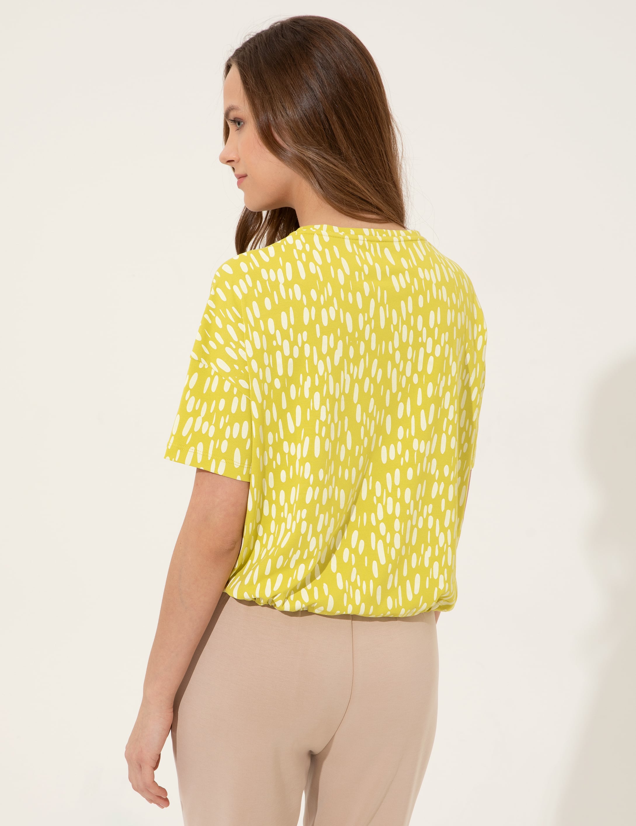 Fıstık Yeşili Oversize Tişört