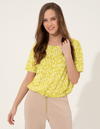 Fıstık Yeşili Oversize Tişört