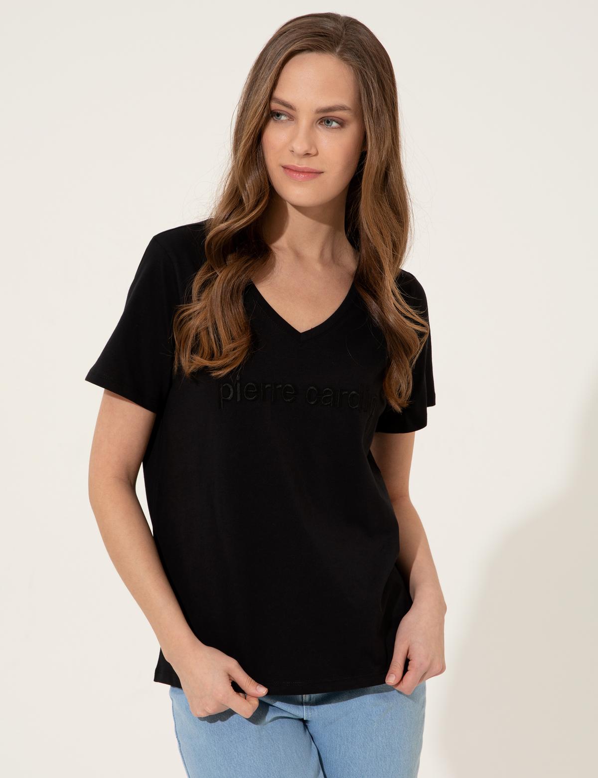 Siyah Regular Fit Tişört - 50252146020