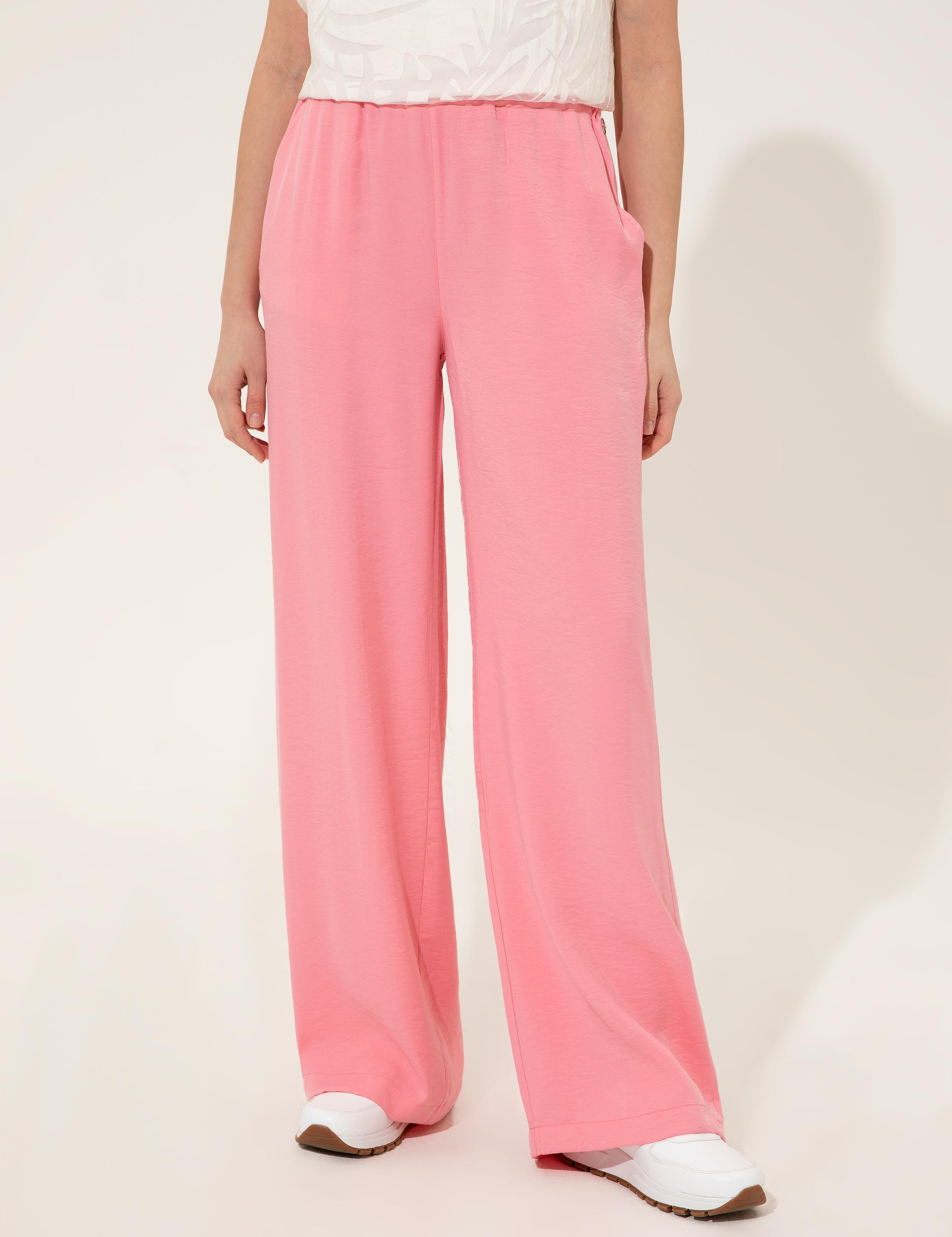 Fuşya Dad Fit Kanvas Pantolon