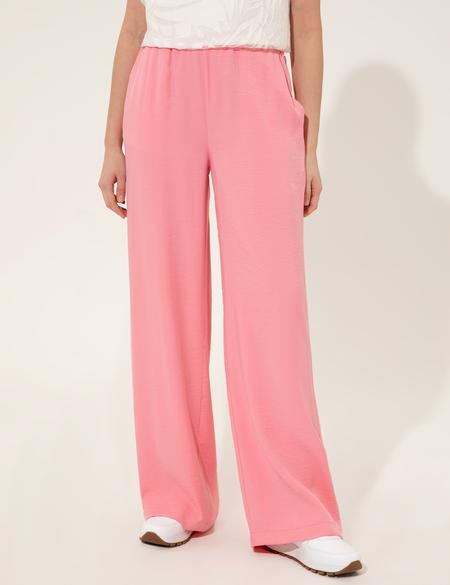 Fuşya Dad Fit Kanvas Pantolon - 50246188019