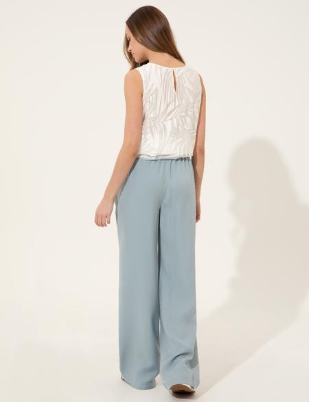 Mint Dad Fit Kanvas Pantolon - 50246188002