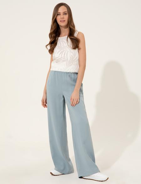 Mint Dad Fit Kanvas Pantolon - 50246188002