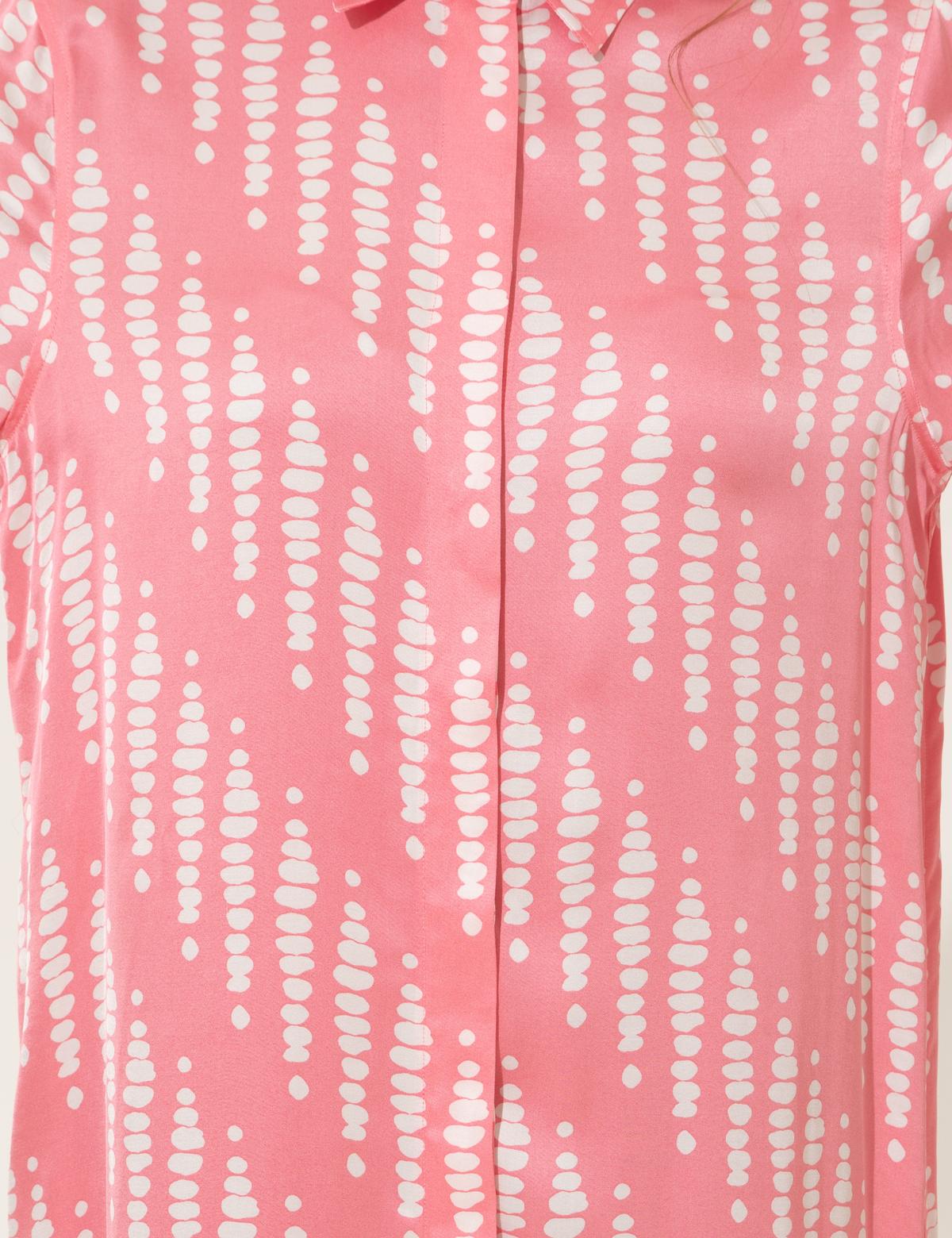 Pembe Comfort Fit Gömlek Elbise - 50247258018