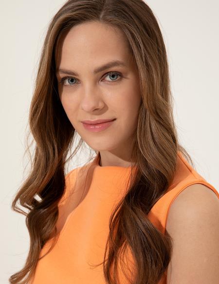 Turuncu Standart Fit Tişört - 50247467002