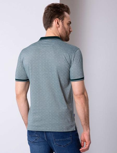 Koyu Yeşil Slim Fit Polo Yaka T-Shirt - 50199336010