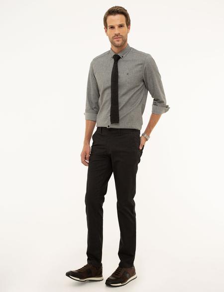 Siyah Slim Fit Chino Pantolon - 50209072055
