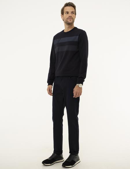 Lacivert Slim Fit Chino Pantolon - 50209077089