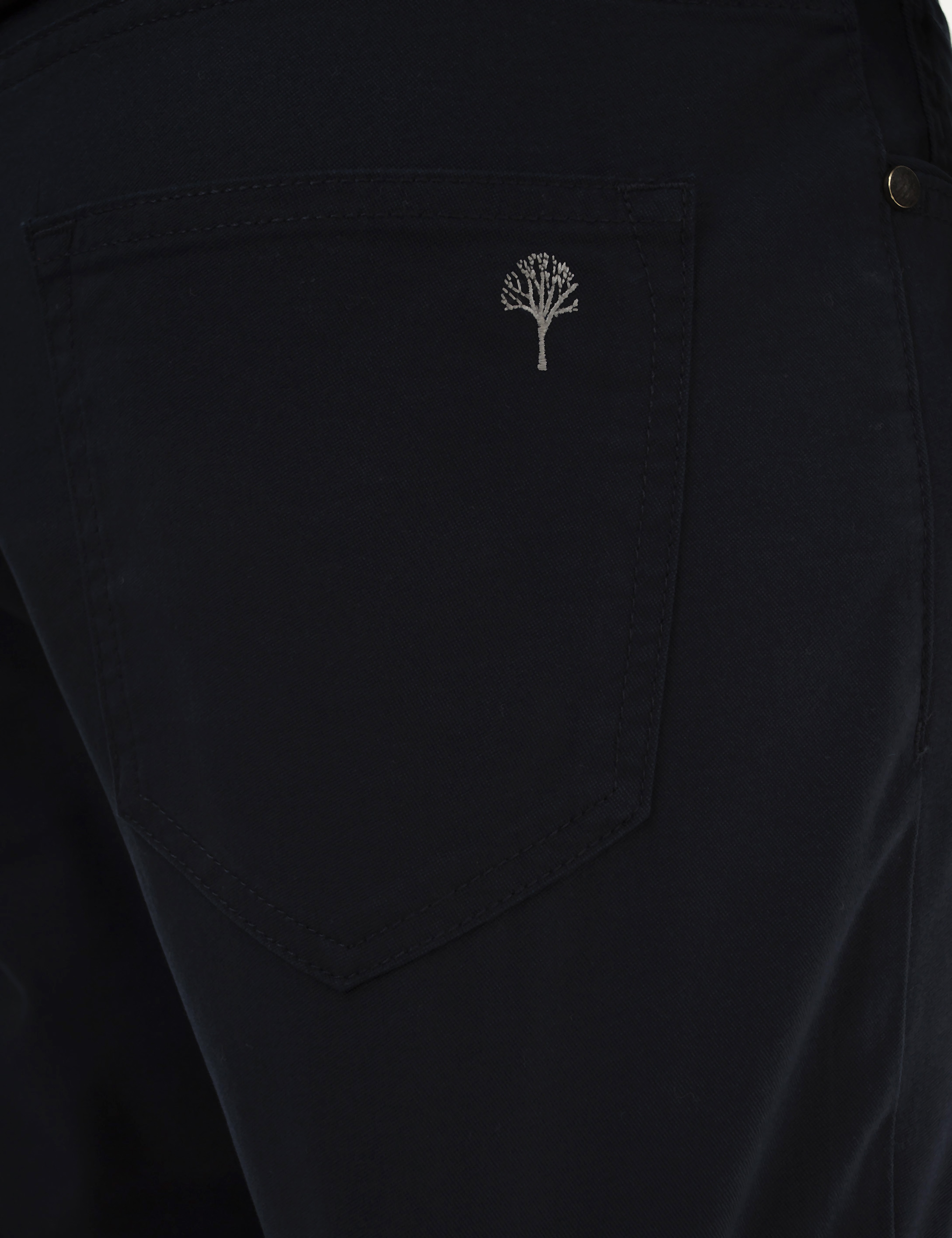 Lacivert Slim Fit Kanvas Pantolon - Image 4