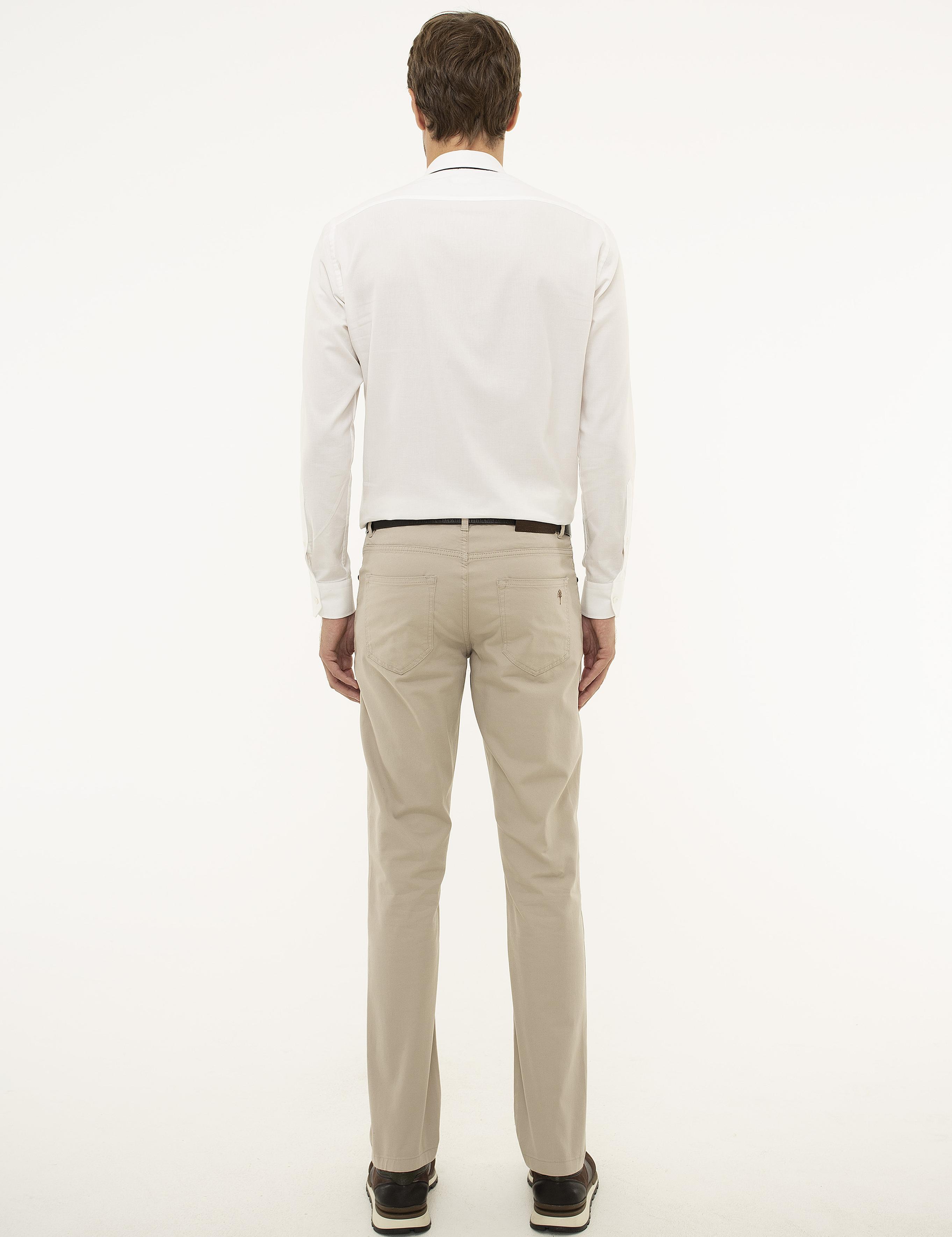 Taş Slim Fit Kanvas Pantolon