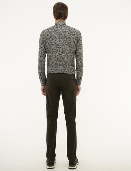 Gri Slim Fit Chino Pantolon - 50209077079