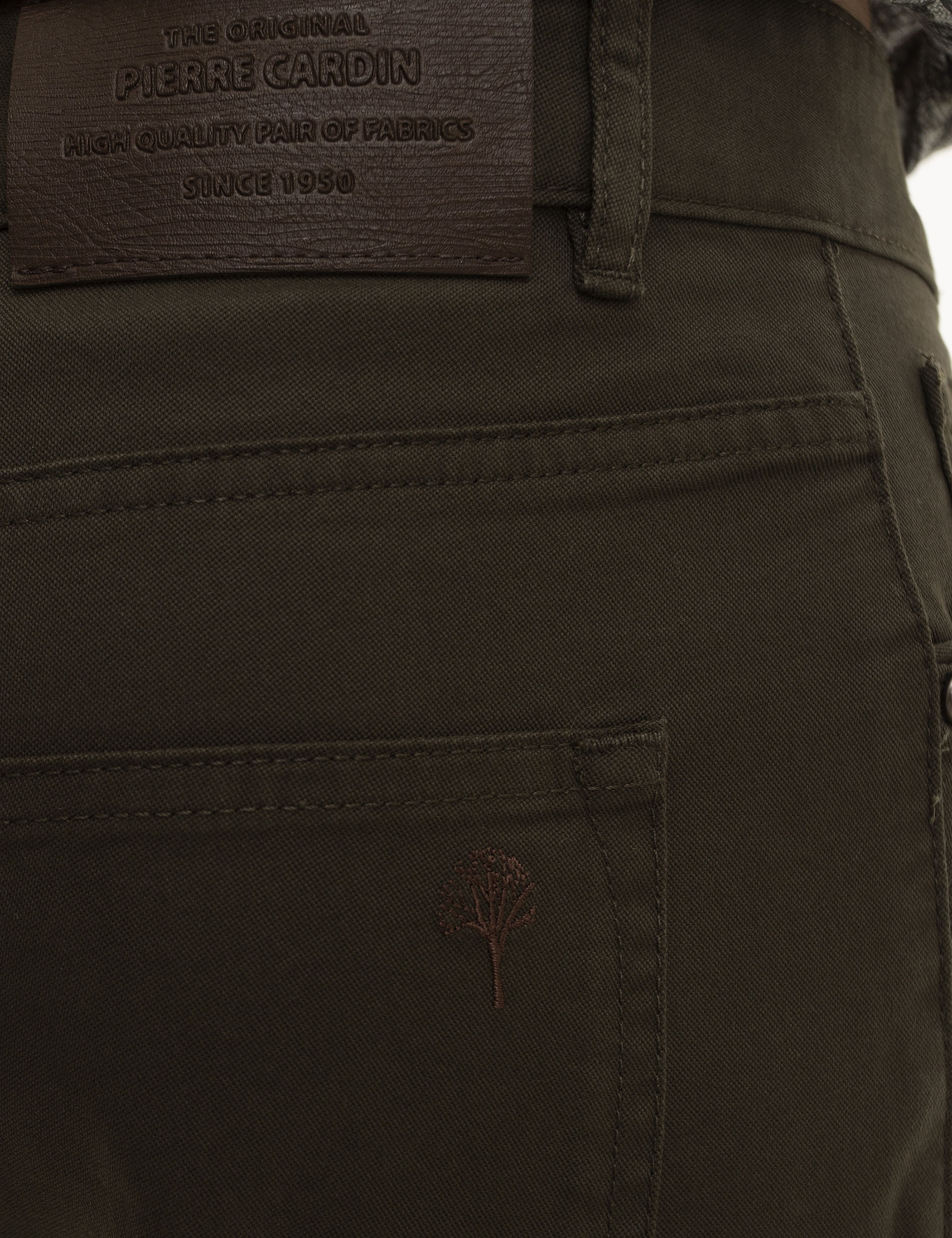 Haki Slim Fit Kanvas Pantolon