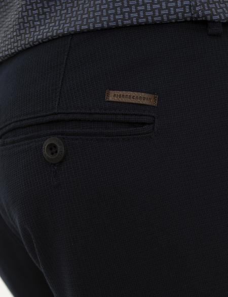 Lacivert Slim Fit Kanvas Pantolon - 50209082063