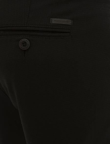 Siyah Slim Fit Chino Pantolon - 50209082074