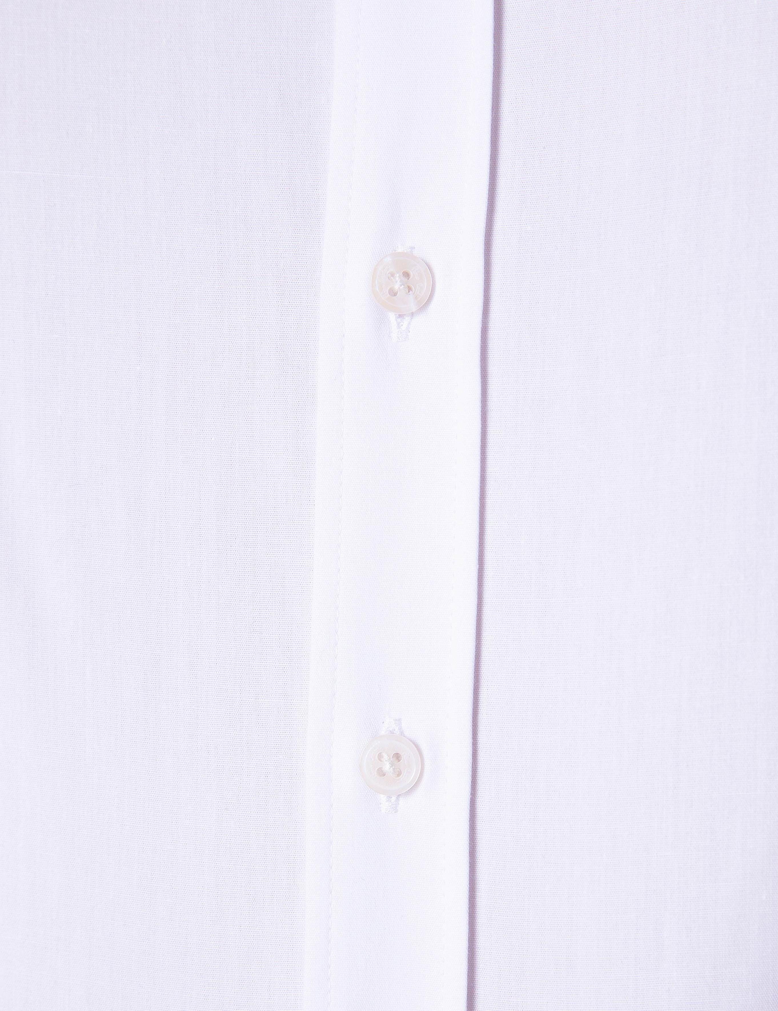 Beyaz Slim Fit Basic Gömlek