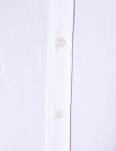 Beyaz Slim Fit Basic Gömlek - 50209272019