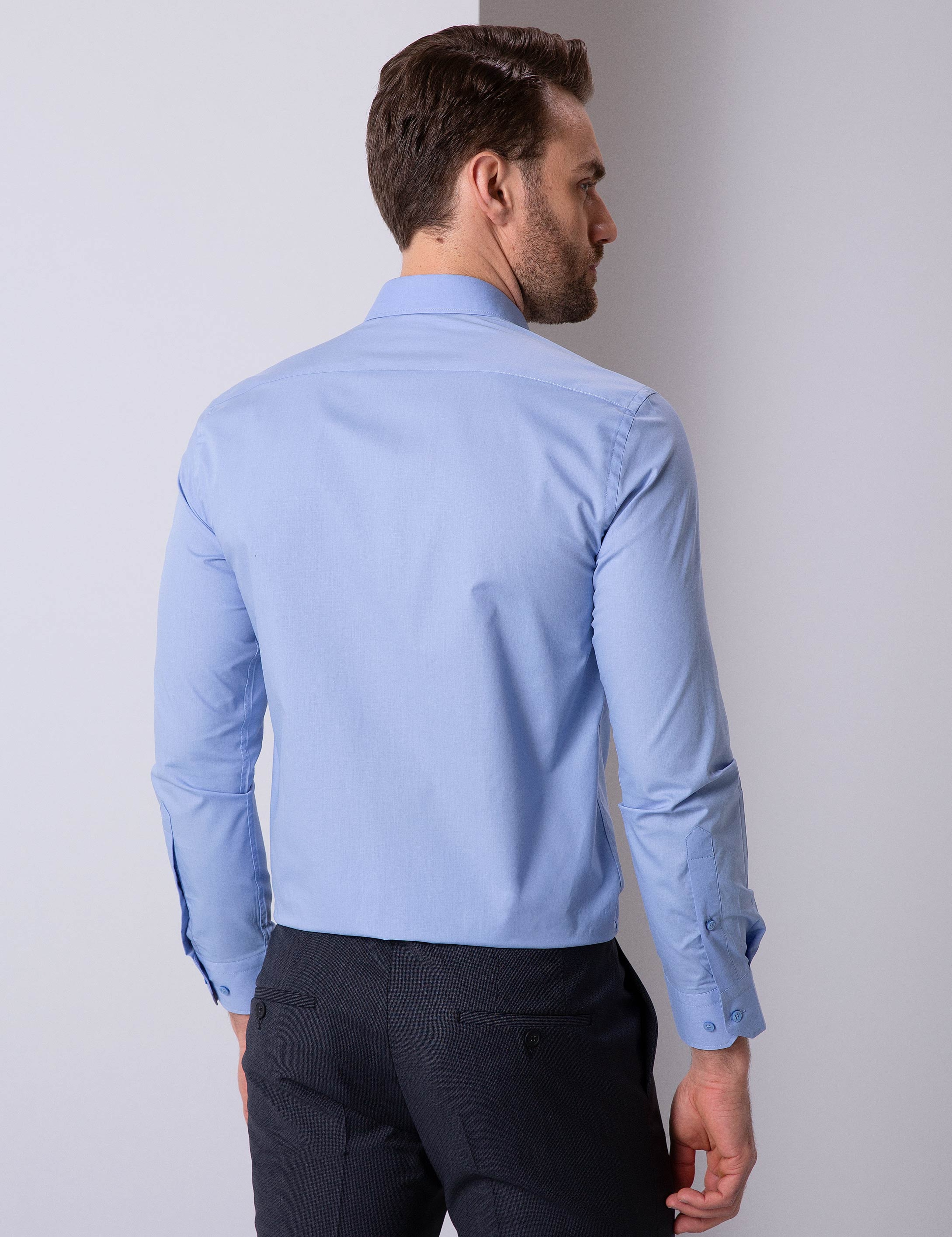 Mavi Slim Fit Basic Gömlek - Image 3