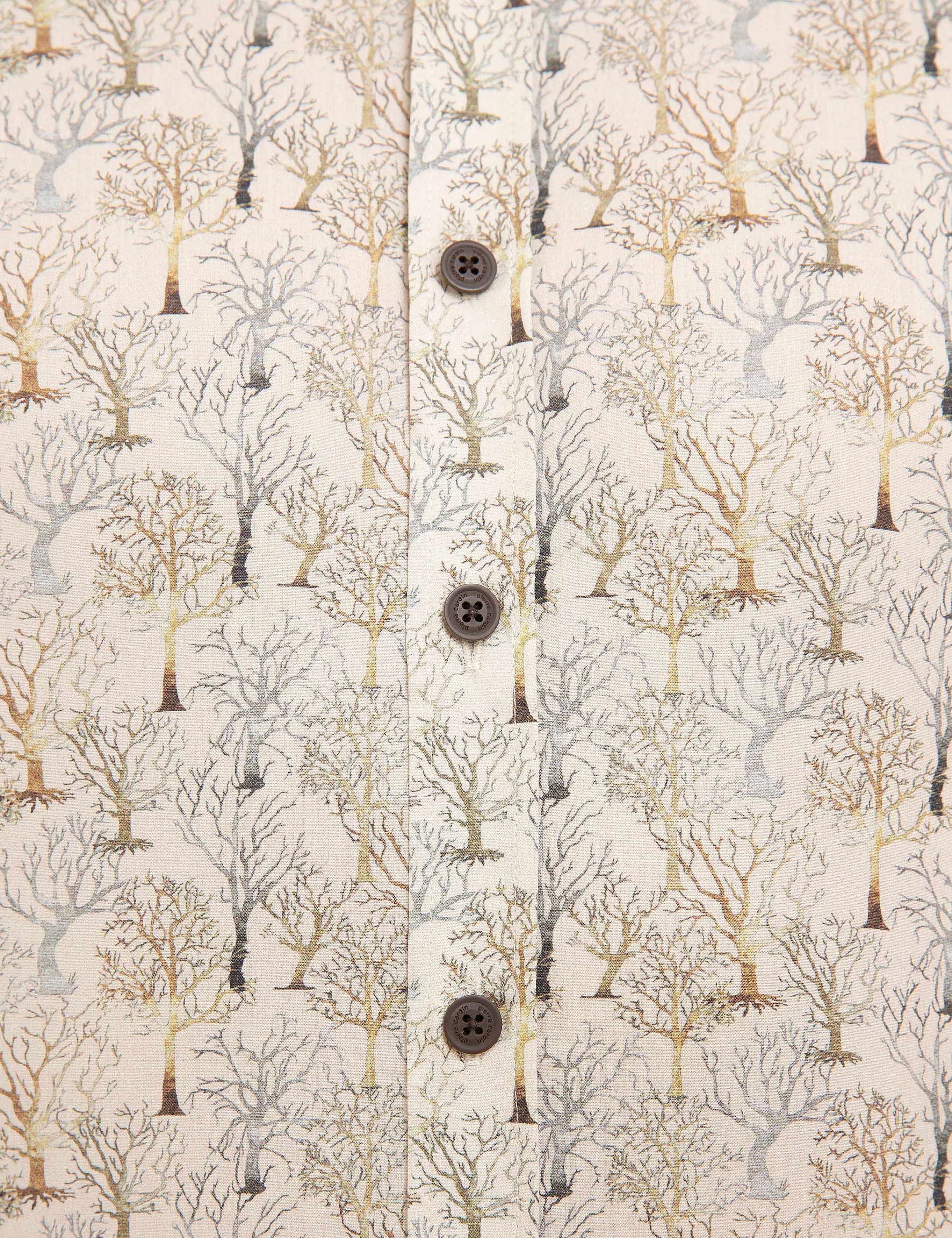 Bej Slim Fit Gömlek