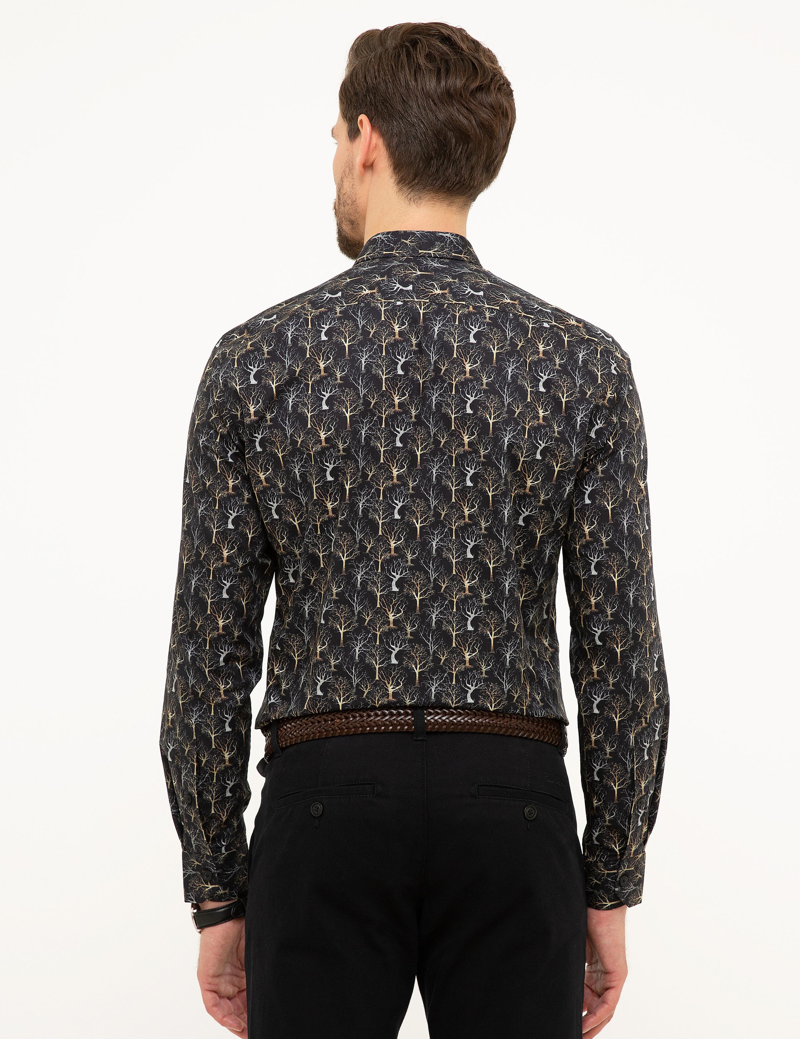 Siyah Slim Fit Gömlek