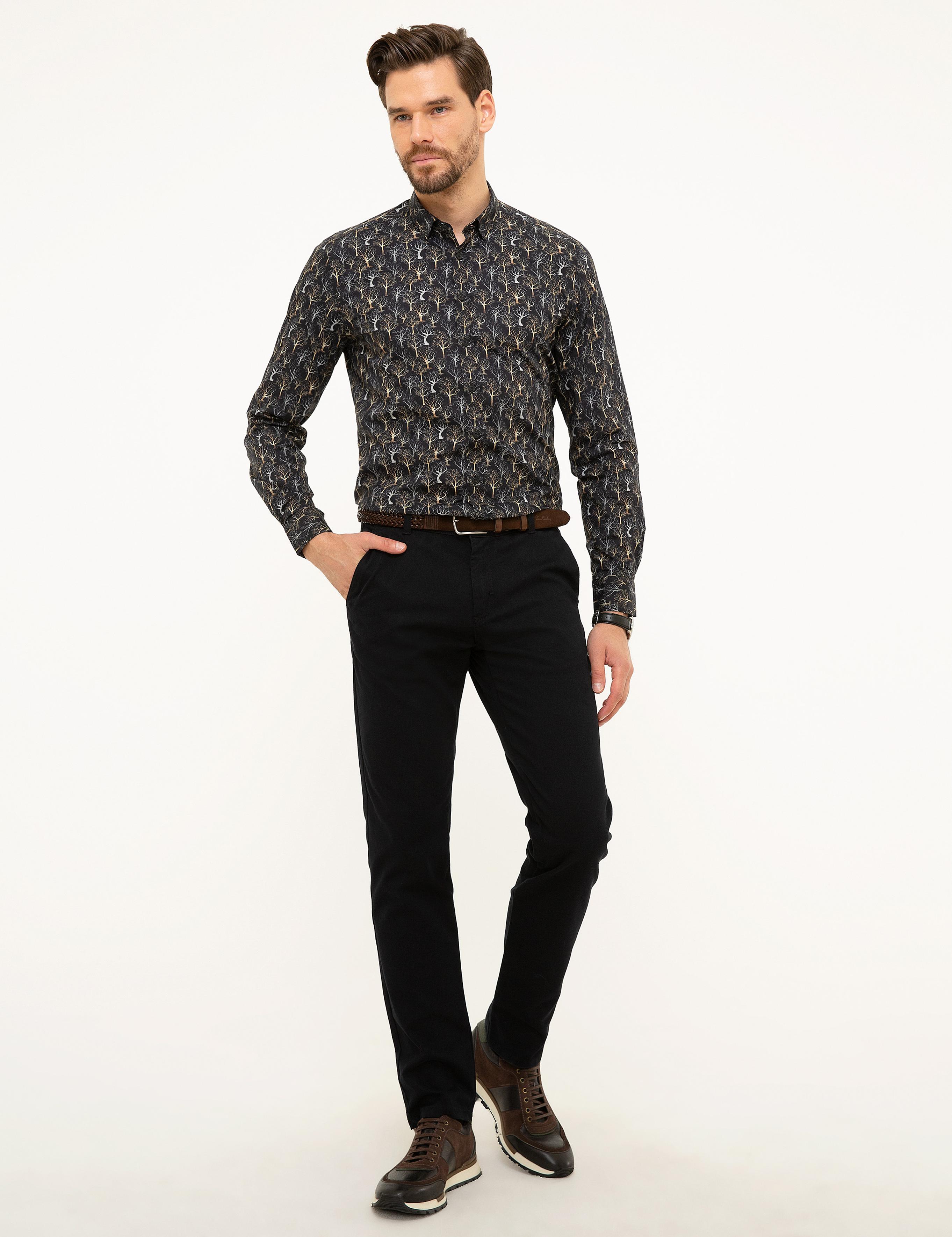 Siyah Slim Fit Gömlek