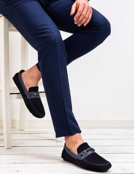 Lacivert Slim Fit Ayakkabı - 50209336002