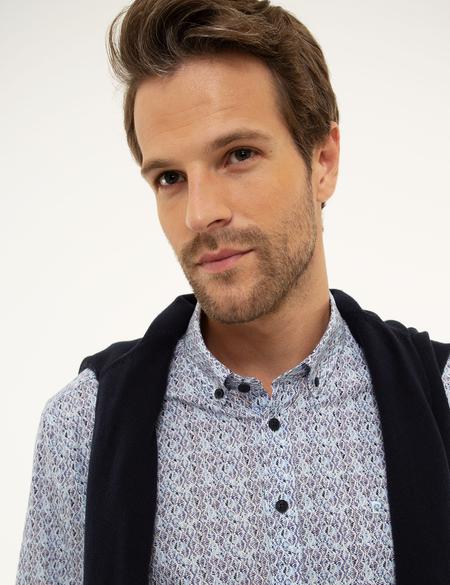 Mavi Slim Fit Uzun Kollu Gömlek - 50209585006