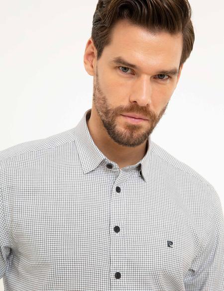 Siyah Slim Fit Uzun Kollu Gömlek - 50209596009