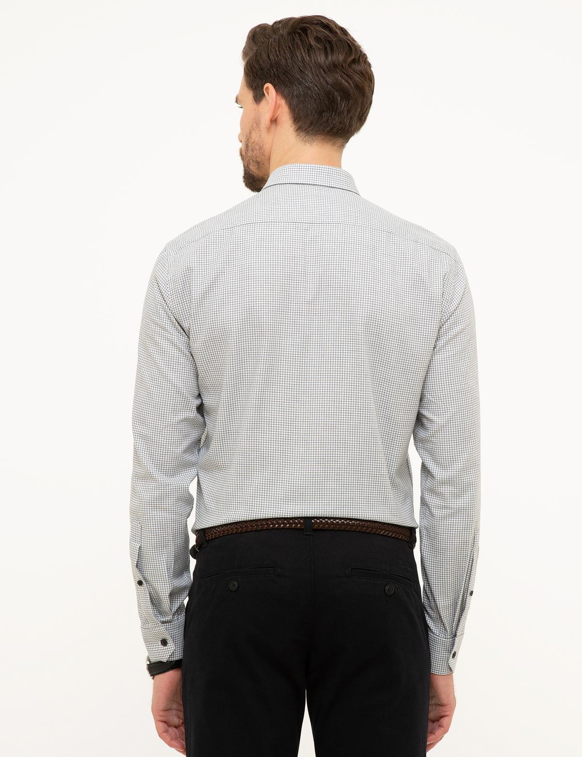 Siyah Slim Fit Uzun Kollu Gömlek - 50209596009