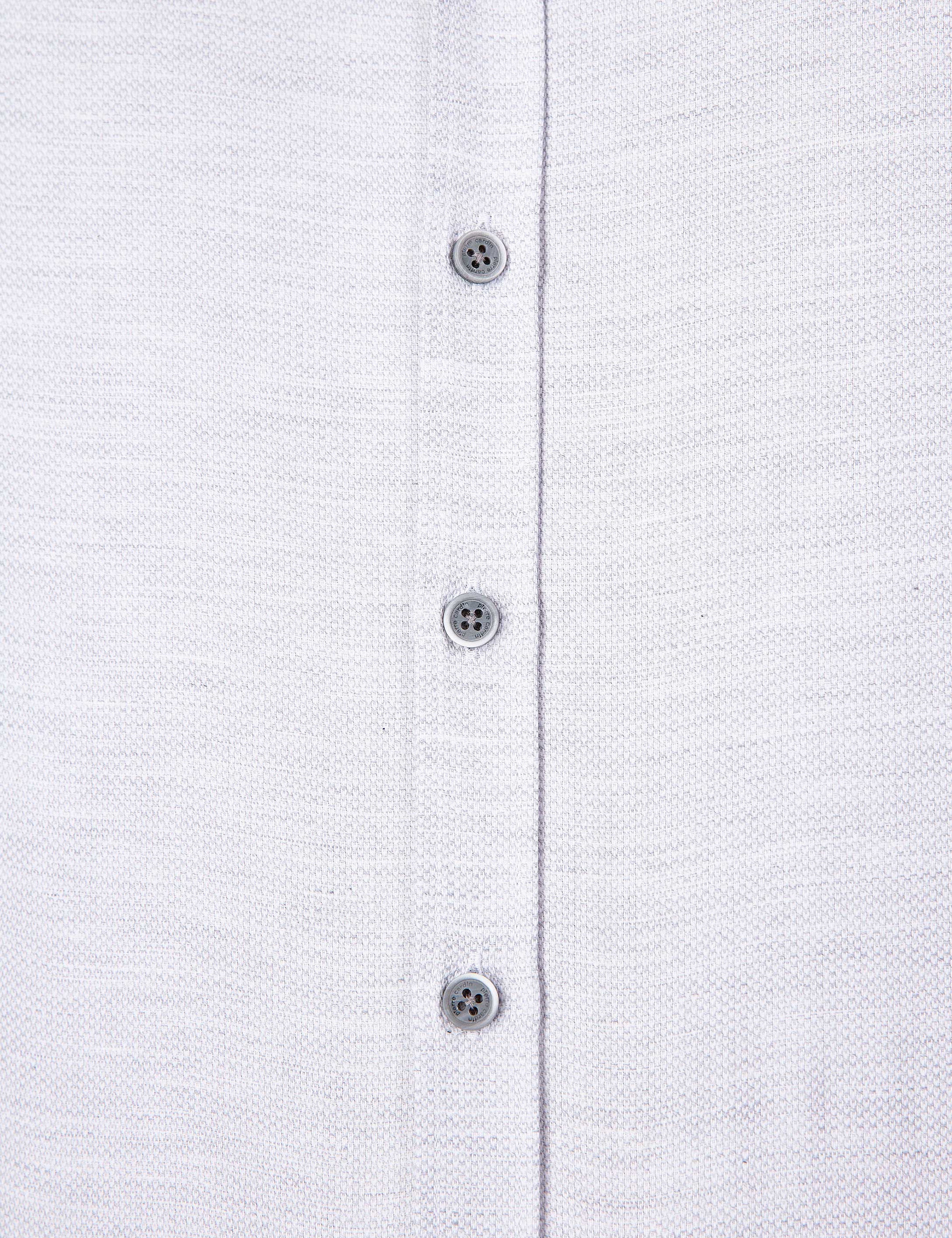 Gri Slim Fit Oxford Gömlek