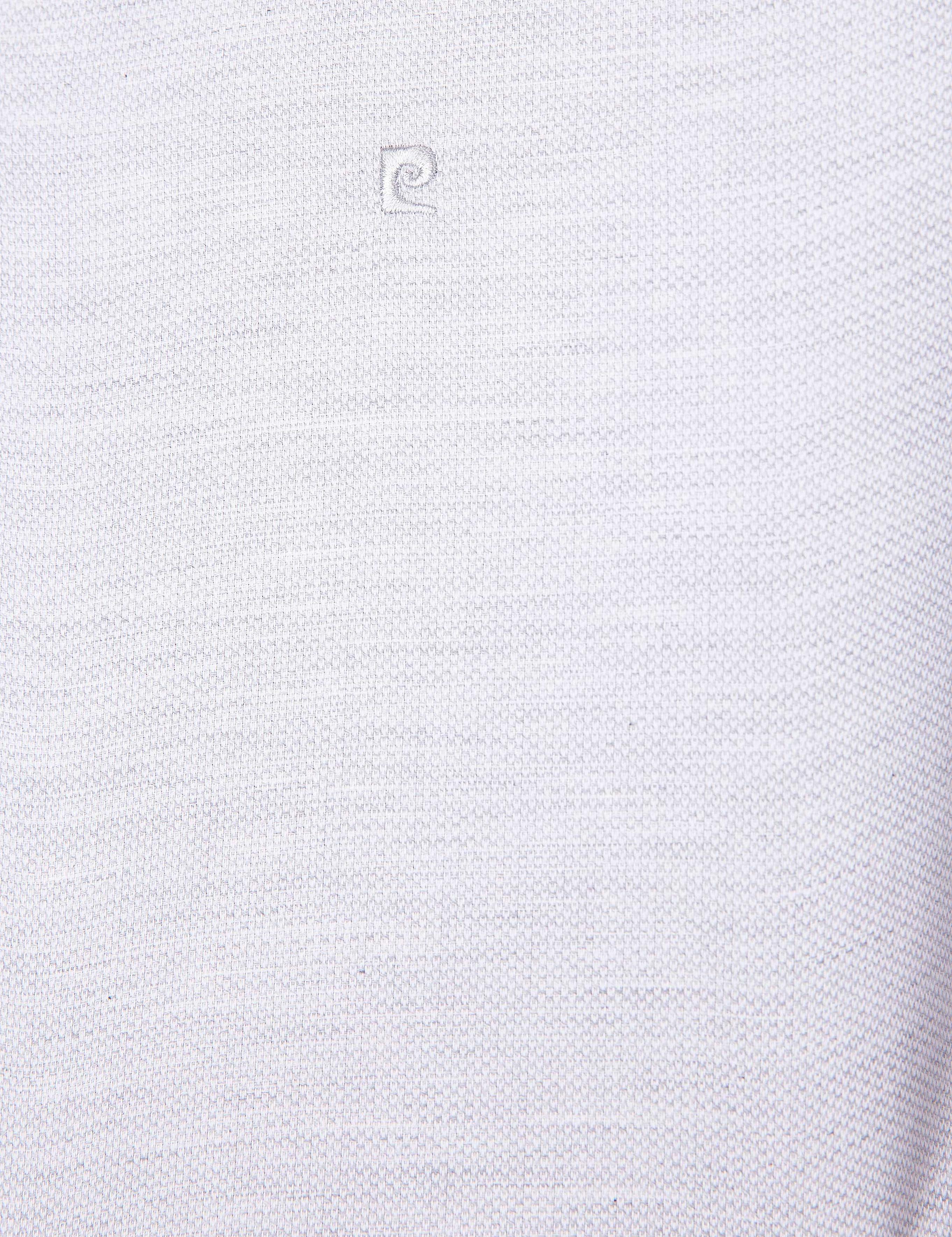 Gri Slim Fit Oxford Gömlek