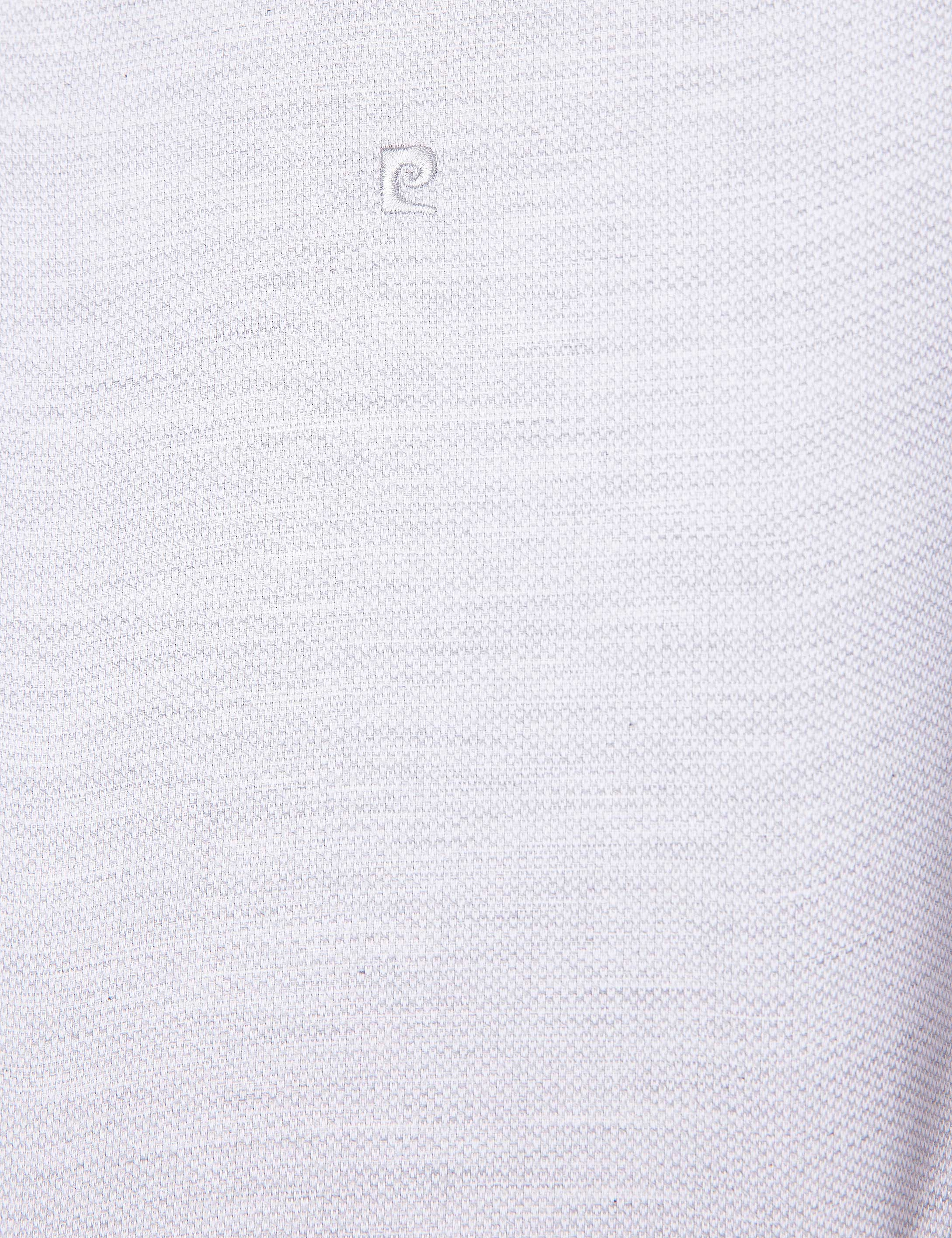 Gri Slim Fit Oxford Gömlek - Image 5