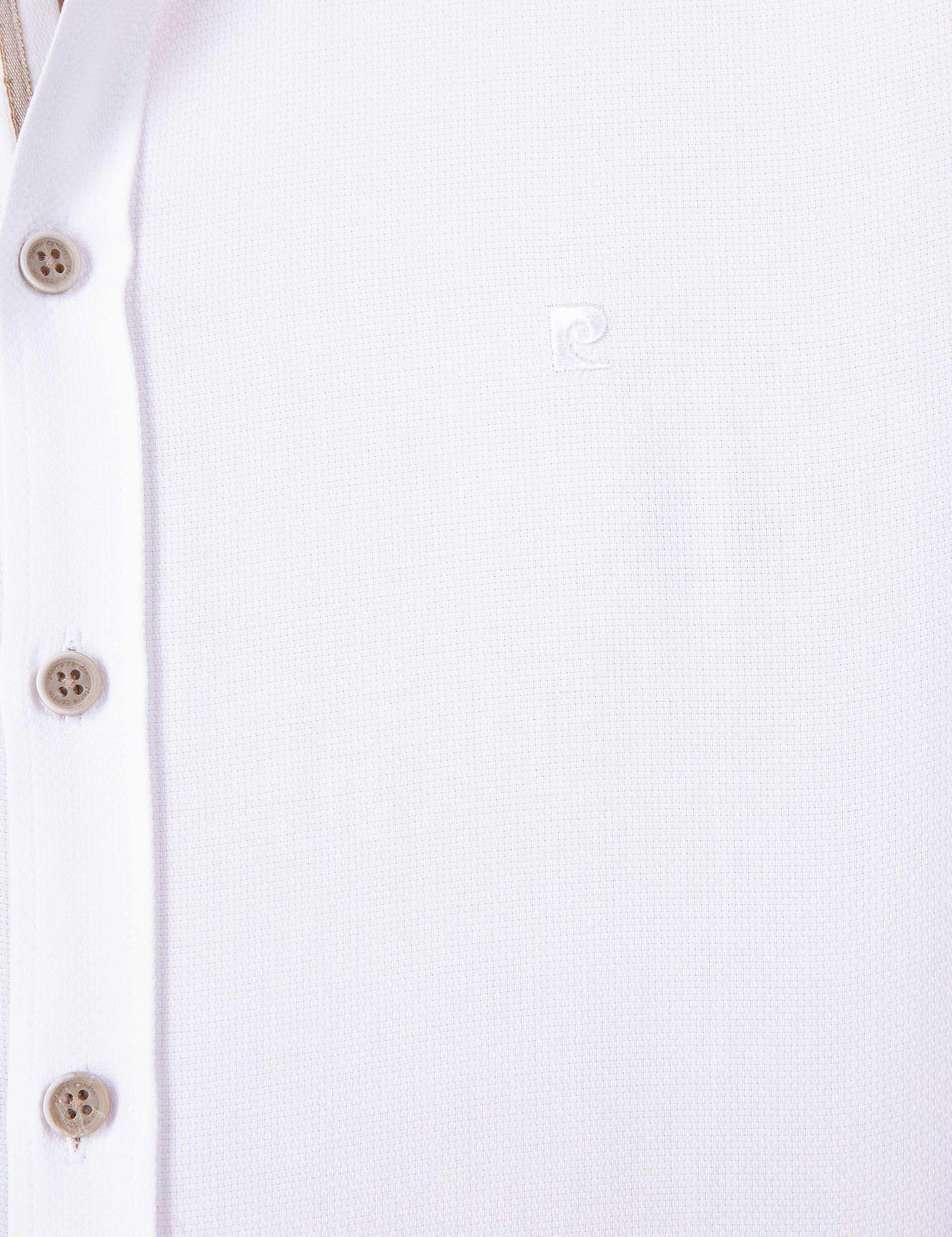 Beyaz Slim Fit Oxford Gömlek