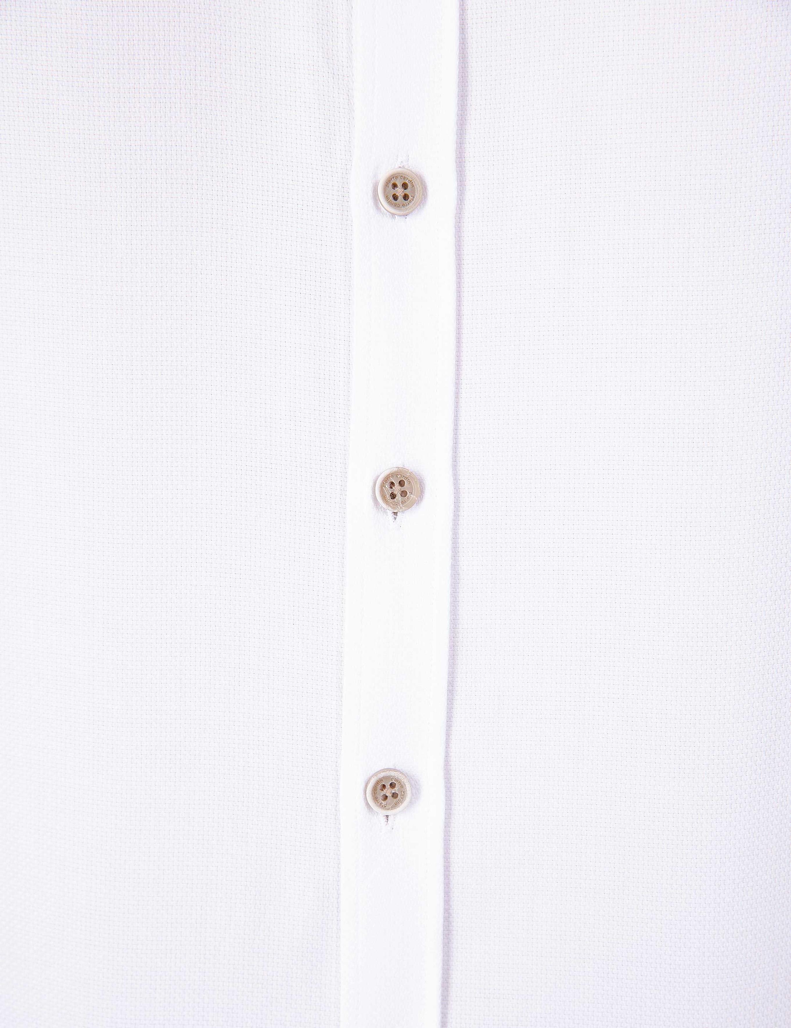 Beyaz Slim Fit Oxford Gömlek