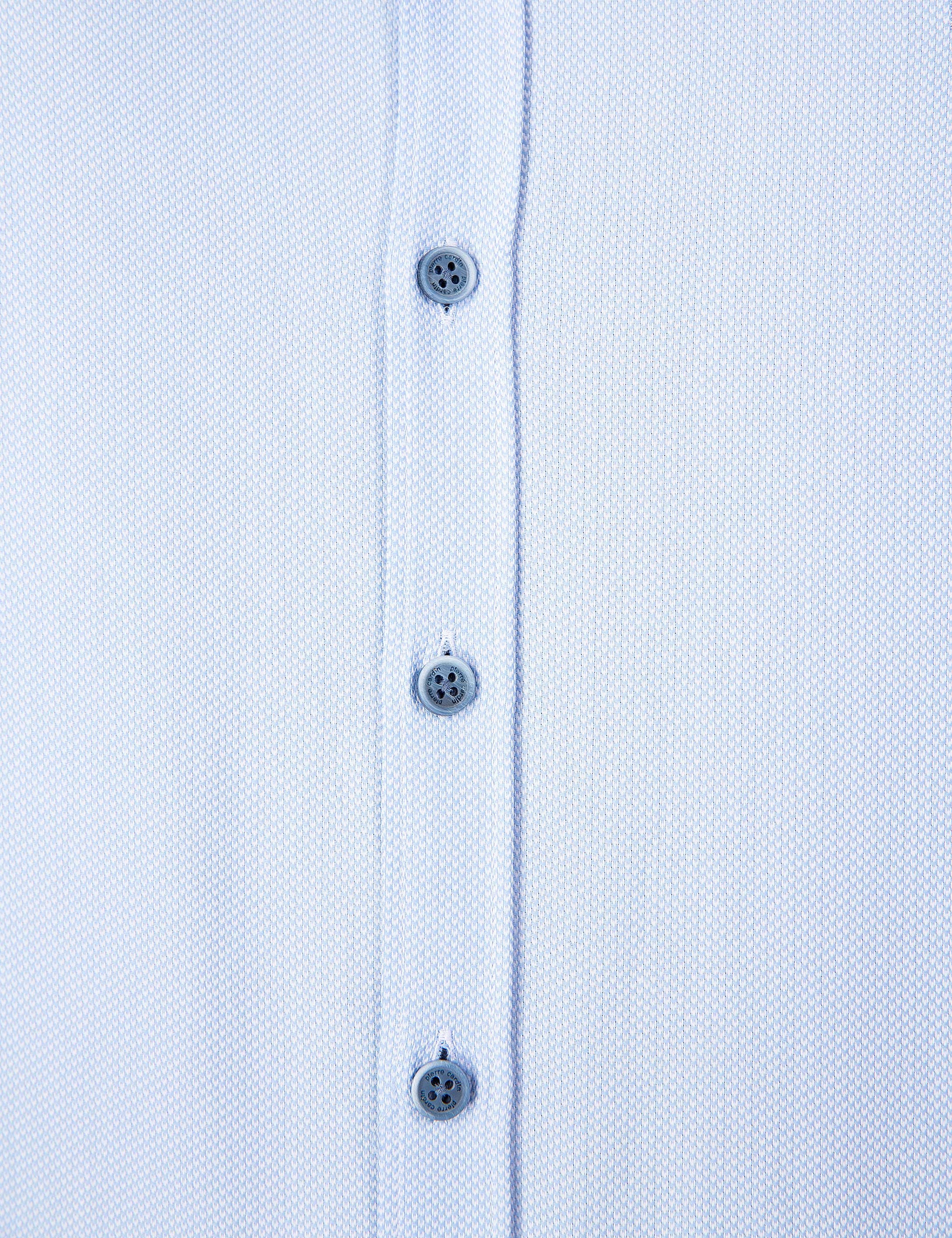 Açık Mavi Slim Fit Oxford Gömlek - Image 6